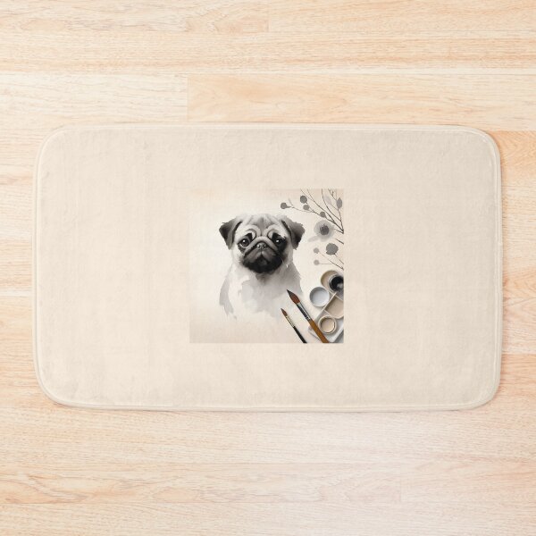 Item preview, Playful Pug Art designed and sold by PawspectCreate.