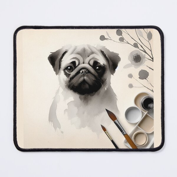 Artikelvorschau, Playful Pug Art entworfen und verkauft von PawspectCreate.