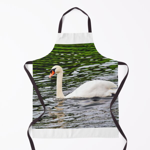 Item preview, White Mute Swan Swimming on the River designed and sold by Dorset Girl.