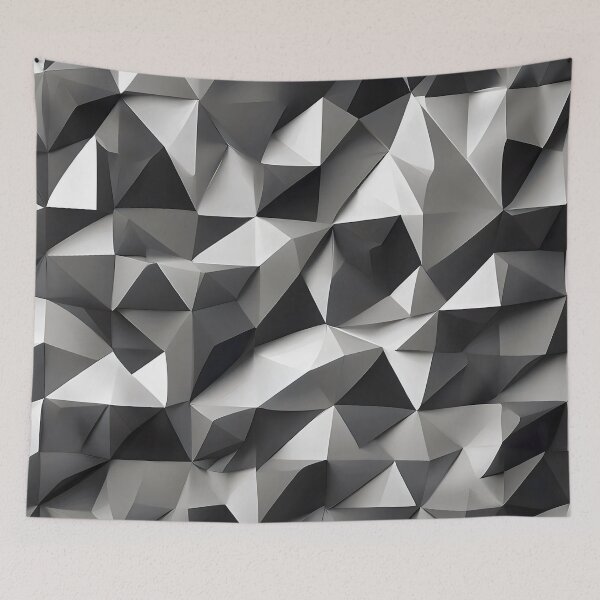 Item preview, Abstract Geometric Black and White Pattern designed and sold by Rostislav Bouda.