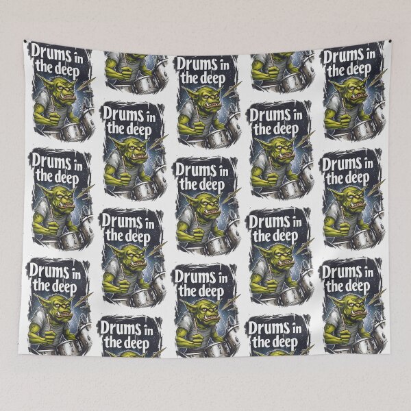 Item preview, Drums... Drums in the Deep - Fantasy Funny designed and sold by Fenay Designs.