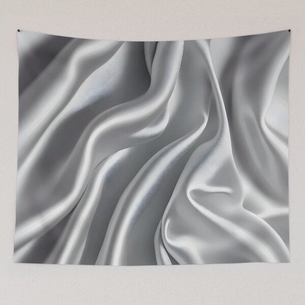 Item preview, Elegant White Satin Fabric Texture designed and sold by Rostislav Bouda.