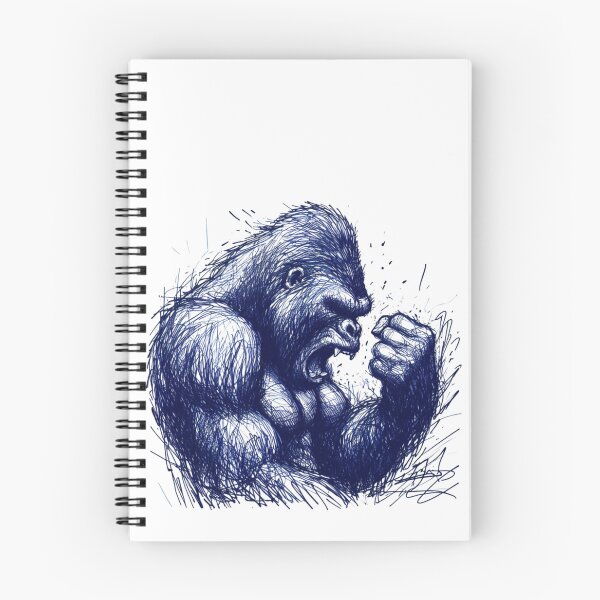 Item preview, Inked Gorilla Roar designed and sold by NickTaroDesign.