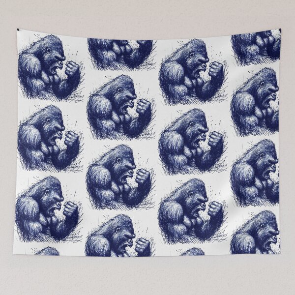 Item preview, Inked Gorilla Roar designed and sold by NickTaroDesign.