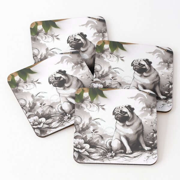 Item preview, Cartoonish Pug Delight designed and sold by PawspectCreate.