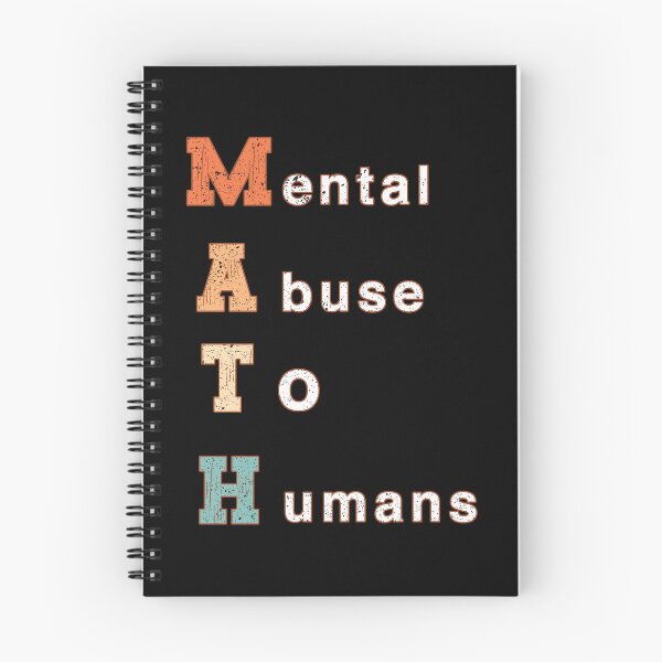 Item preview, Math Mental Abuse To Humans designed and sold by franktact.