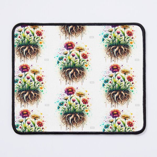 Item preview, Blossoming Knowledge: Book with Flowers Art Print designed and sold by graphicraftstud.