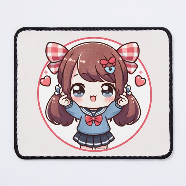 Item preview, Chica K-Pop con dedos de corazón designed and sold by FunnehGacha.