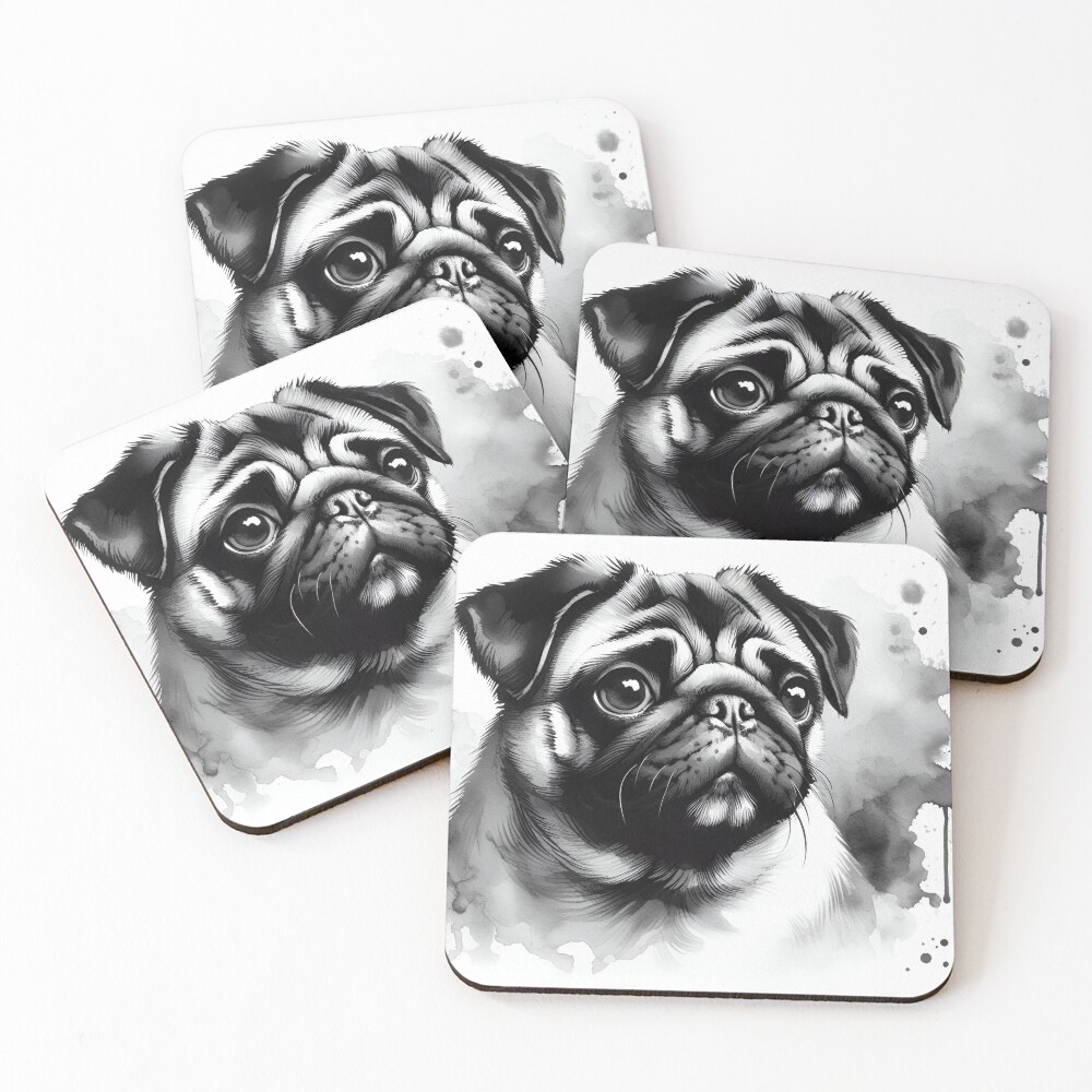 Item preview, Coasters (Set of 4) designed and sold by PawspectCreate.