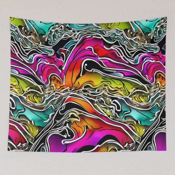 Item preview, Get Wavy 1 (abstract) designed and sold by Zendragon-Store.