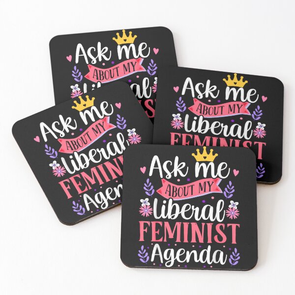 Item preview, Ask Me About My Liberal Feminist Agenda  Womens Day designed and sold by YerrouDesing.