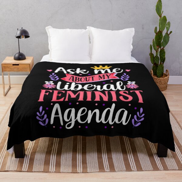 Item preview, Ask Me About My Liberal Feminist Agenda Womens Day designed and sold by YerrouDesing.
