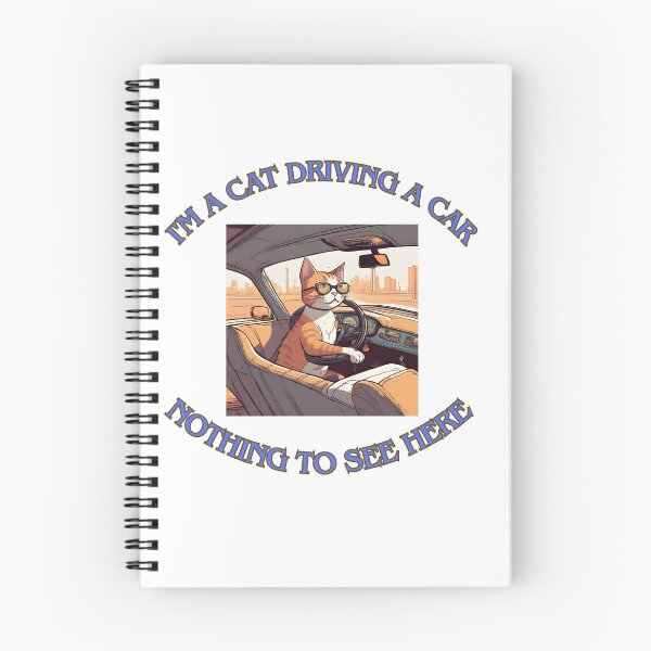 Item preview, I'm a cat driving a car 7 designed and sold by LorenzoArtZa.