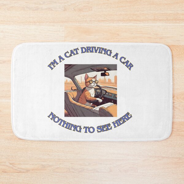 Item preview, I'm a cat driving a car 7 designed and sold by LorenzoArtZa.