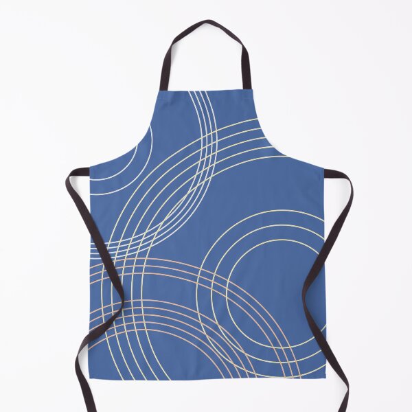 Item preview, Circles on blue background designed and sold by KMA Home Design.