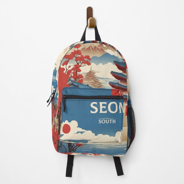 Item preview, Seongnam South Korea Tourism Vintage Poster 2 designed and sold by TravelersGems.