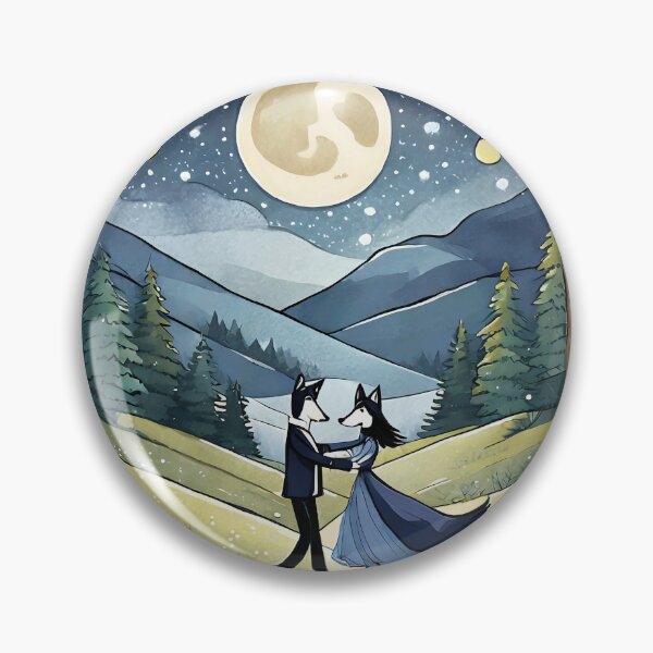 Item preview, Whimsical Wolf Woodland Waltz designed and sold by omerfdln34.
