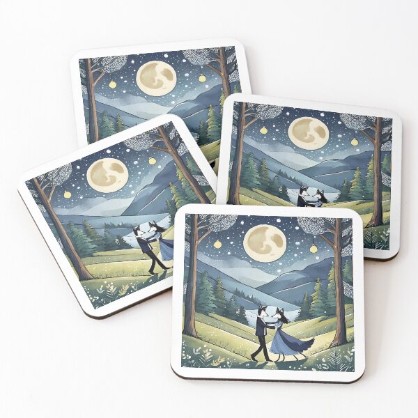 Item preview, Whimsical Wolf Woodland Waltz designed and sold by omerfdln34.