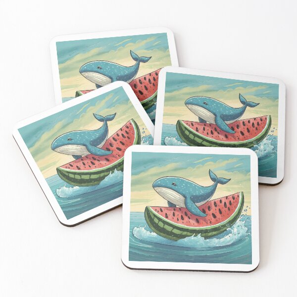 Item preview, Whimsical Whale Watermelon Water Slide designed and sold by omerfdln34.