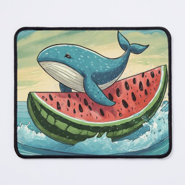 Item preview, Whimsical Whale Watermelon Water Slide designed and sold by omerfdln34.