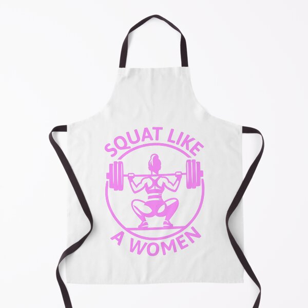 Item preview, Squat Like A Women! Pink Gym Girlie Squatting designed and sold by PMCreative.