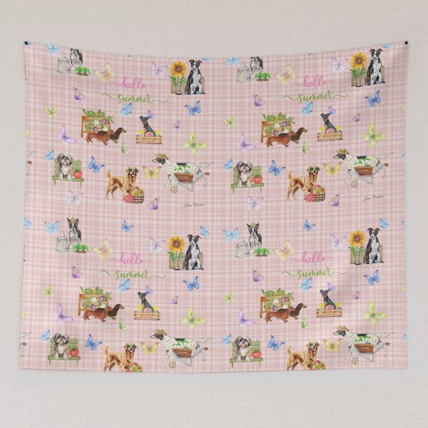 Item preview, Summertime Dogs D1-SQ designed and sold by Jean Plout.
