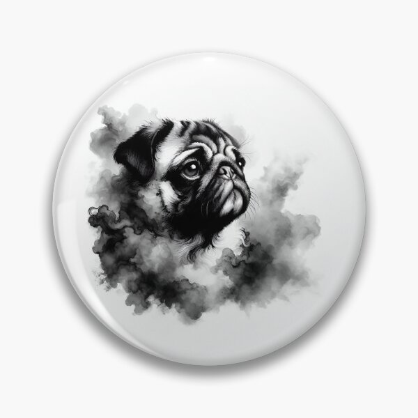 Item preview, Pug Prowess in Ink designed and sold by PawspectCreate.
