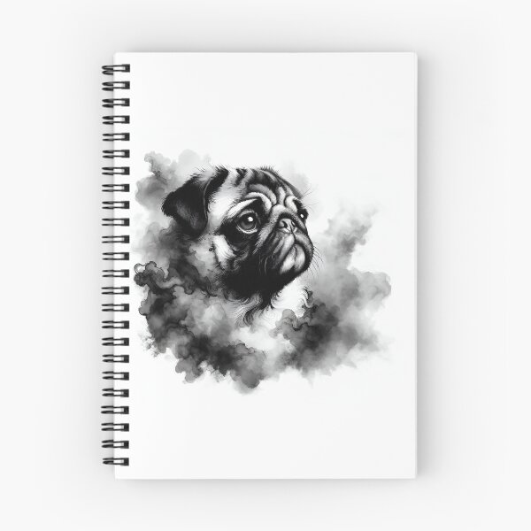 Item preview, Pug Prowess in Ink designed and sold by PawspectCreate.