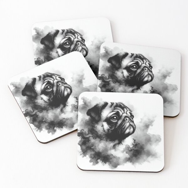 Item preview, Pug Prowess in Ink designed and sold by PawspectCreate.