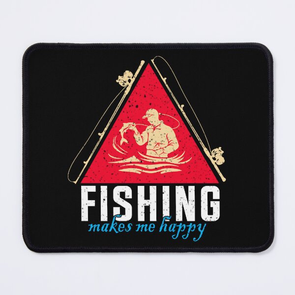 Item preview, FISHING MAKES ME HAPPY designed and sold by marfanna.