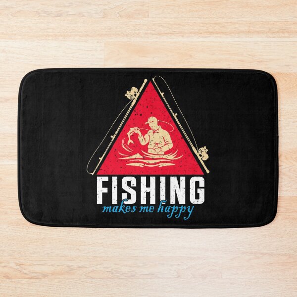 Item preview, FISHING MAKES ME HAPPY designed and sold by marfanna.