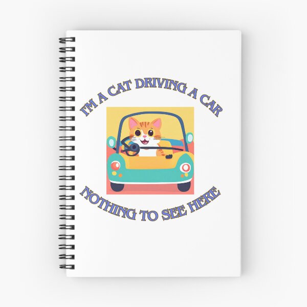 Item preview, I'm a cat driving a car 8 designed and sold by LorenzoArtZa.