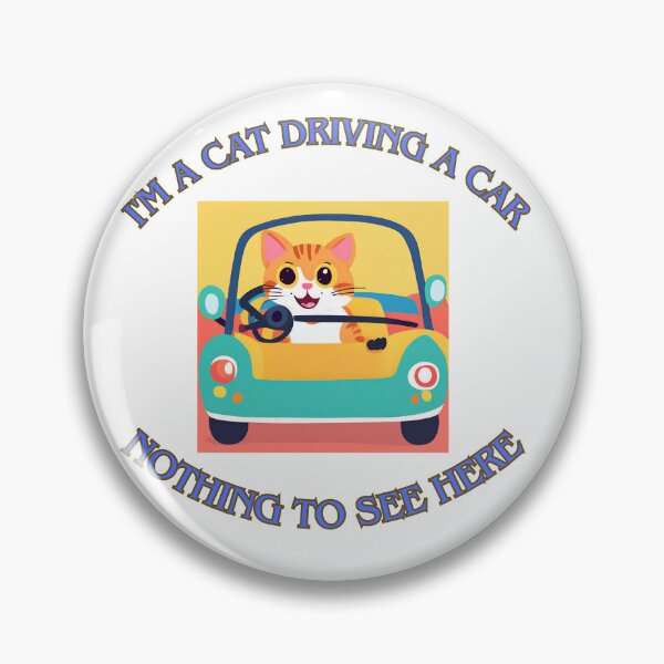 Item preview, I'm a cat driving a car 8 designed and sold by LorenzoArtZa.