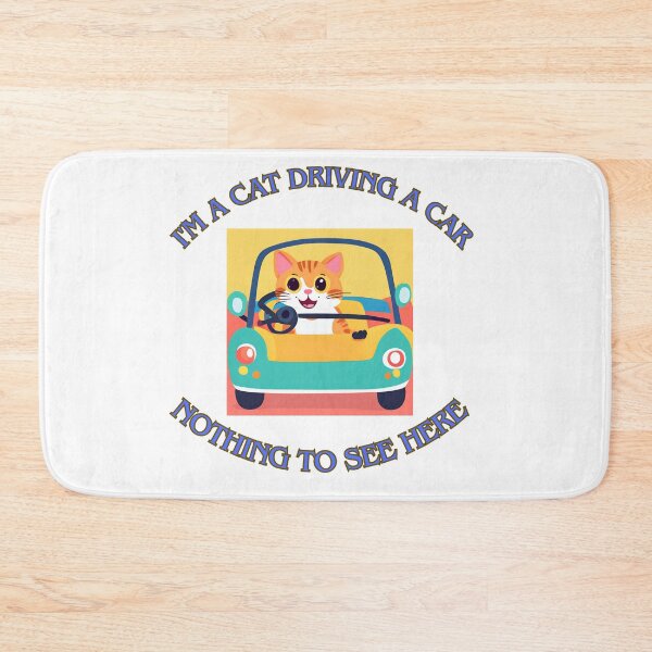 Item preview, I'm a cat driving a car 8 designed and sold by LorenzoArtZa.