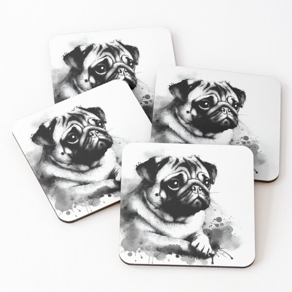 Item preview, Ink Wash Pet Portraits designed and sold by PawspectCreate.