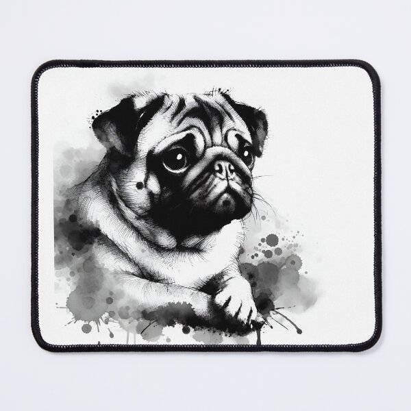 Artikelvorschau, Ink Wash Pet Portraits entworfen und verkauft von PawspectCreate.