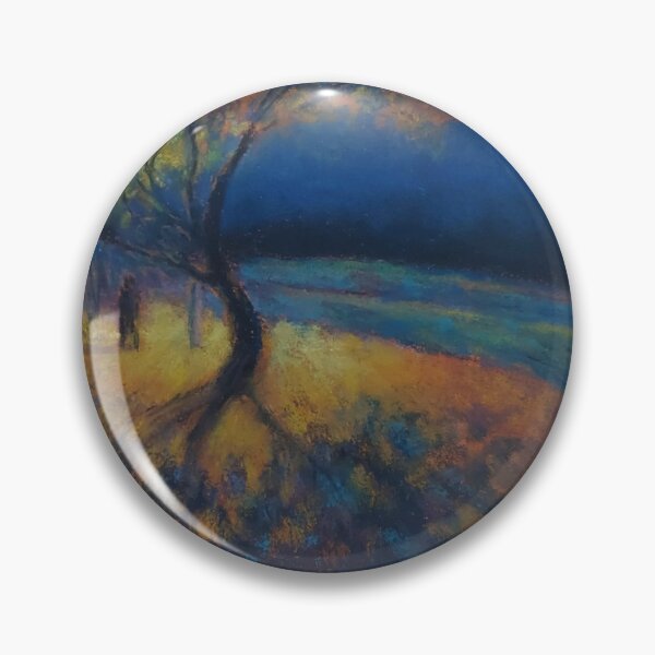 Item preview, Midnight Wander Soft Pastel Scenery Drawing  designed and sold by sodabula.