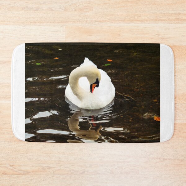 Item preview, White Mute Swan Preening the Feathers designed and sold by Dorset Girl.