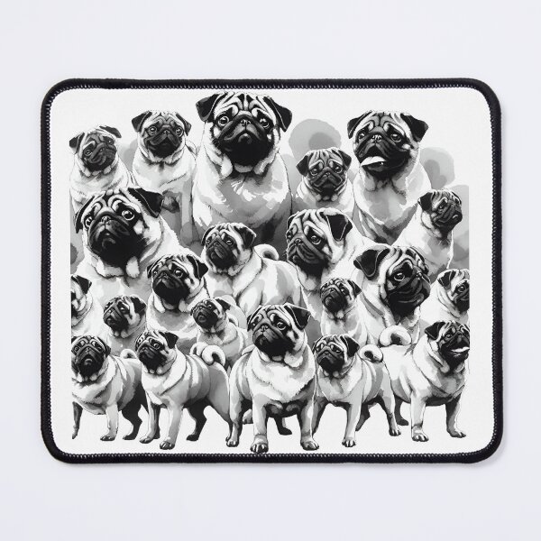 Artikelvorschau, Artistry in Pug Breeds entworfen und verkauft von PawspectCreate.