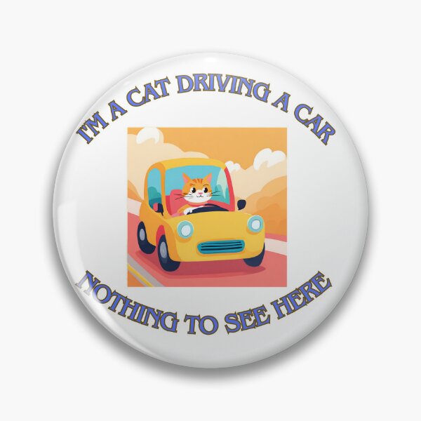 Item preview, I'm a cat driving a car 9 designed and sold by LorenzoArtZa.