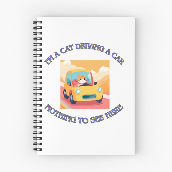 Item preview, I'm a cat driving a car 9 designed and sold by LorenzoArtZa.