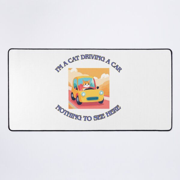 Item preview, I'm a cat driving a car 9 designed and sold by LorenzoArtZa.