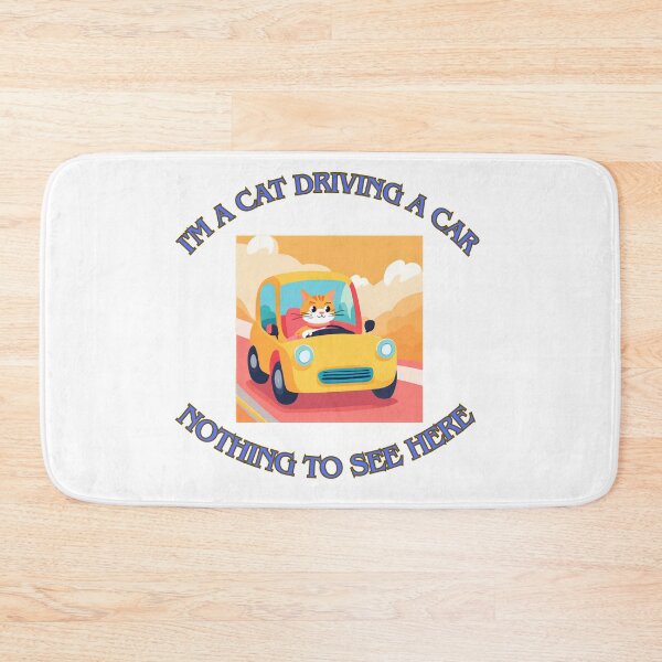 Item preview, I'm a cat driving a car 9 designed and sold by LorenzoArtZa.