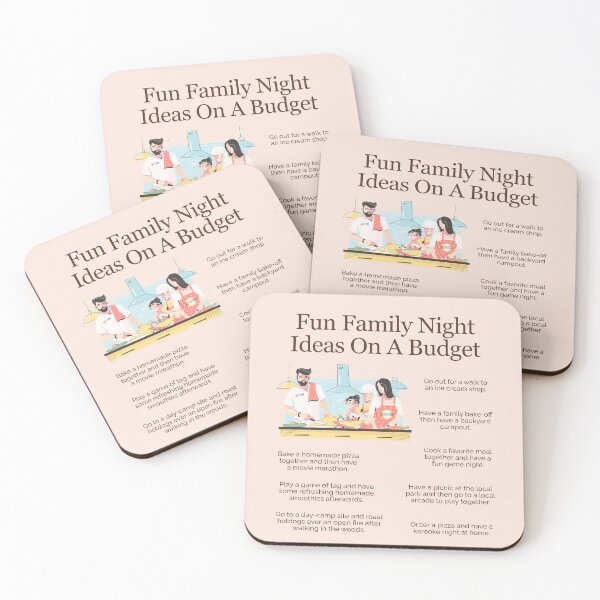 Item preview, Fun Family Night Ideas on a Budget designed and sold by TFHStore.