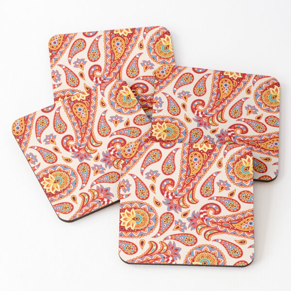 Item preview, Indian Print in red and yellow designed and sold by Anisha  Vaz.