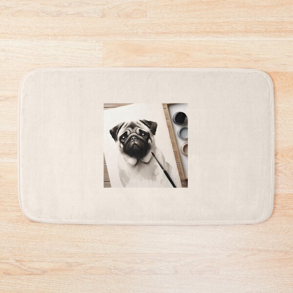 Item preview, Ink Wash Pug Majesty designed and sold by PawspectCreate.