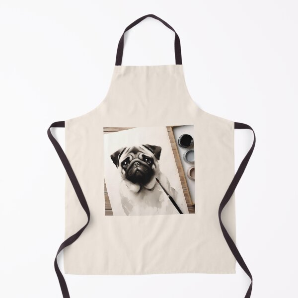 Item preview, Ink Wash Pug Majesty designed and sold by PawspectCreate.