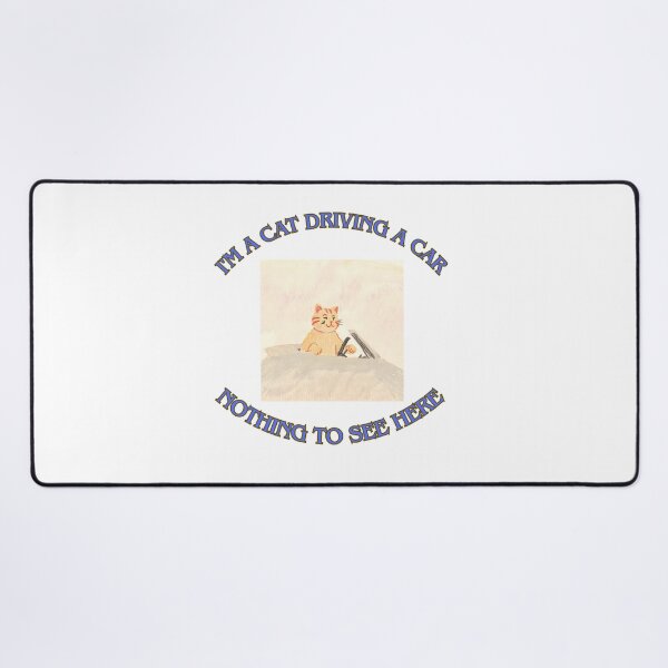 Item preview, I'm a cat driving a car 10 designed and sold by LorenzoArtZa.