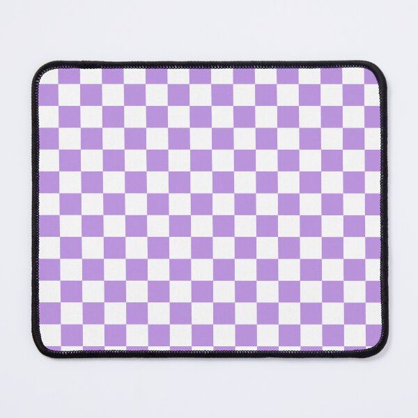 Item preview, Small Checkered - White and Light Violet designed and sold by JustPatterns2.