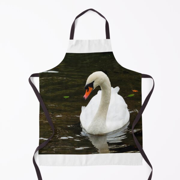 Item preview, White Mute Swan Swimming on the River designed and sold by Dorset Girl.